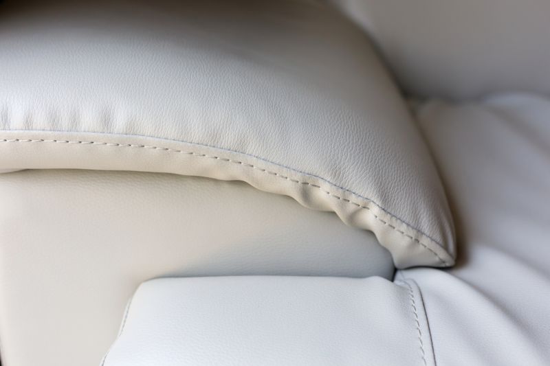 Clean Leather Seat Close-up